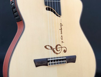 Guitarra personalizada con 