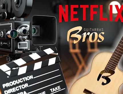 Guitarras Bros de rodaje en la nueva película de Netflix.